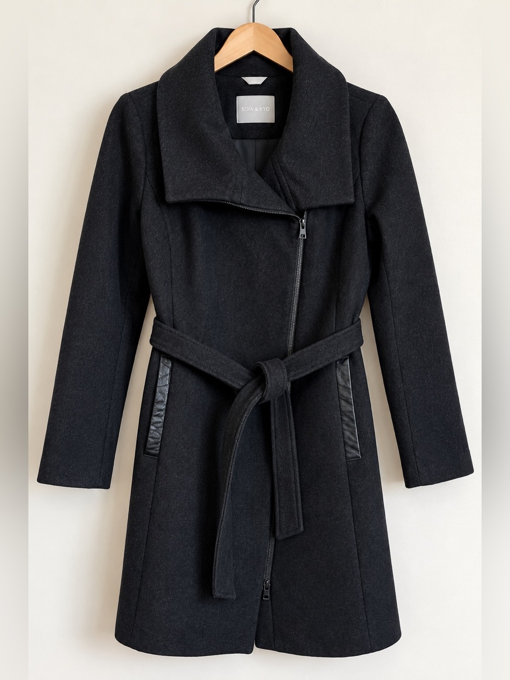 Soya & Kyo Wool Blend Coat